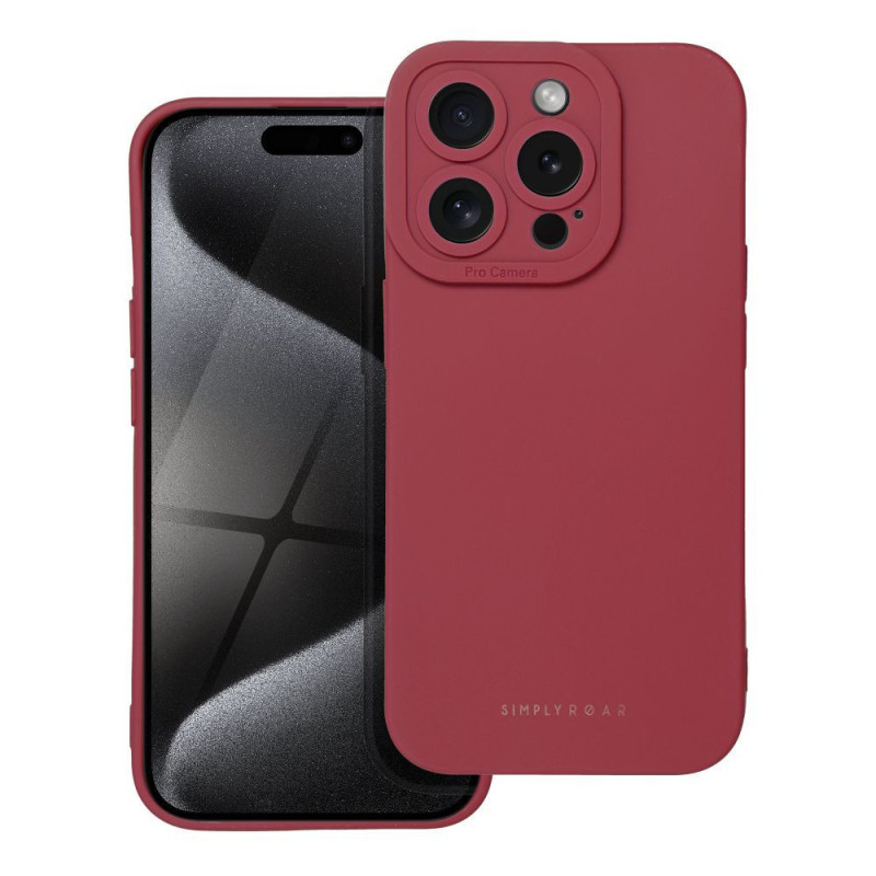 ROAR case LUNA for IPHONE 15 Pro Red ROAR case LUNA for IPHONE 15 Pro Red