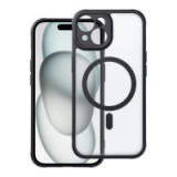 Case for iPhone 15 Full Matte Mag Cover compatible with MagSafe black