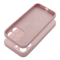 Case for iPhone 15 PRO Silicone 2mm powder pink