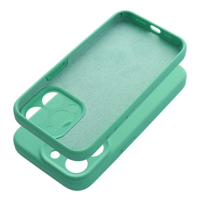 Case for iPhone 15 PRO Silicone 2mm mint