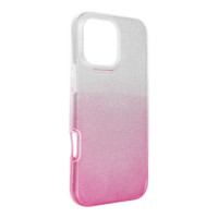 Case for iPhone 16 PRO MAX Shining transparent pink