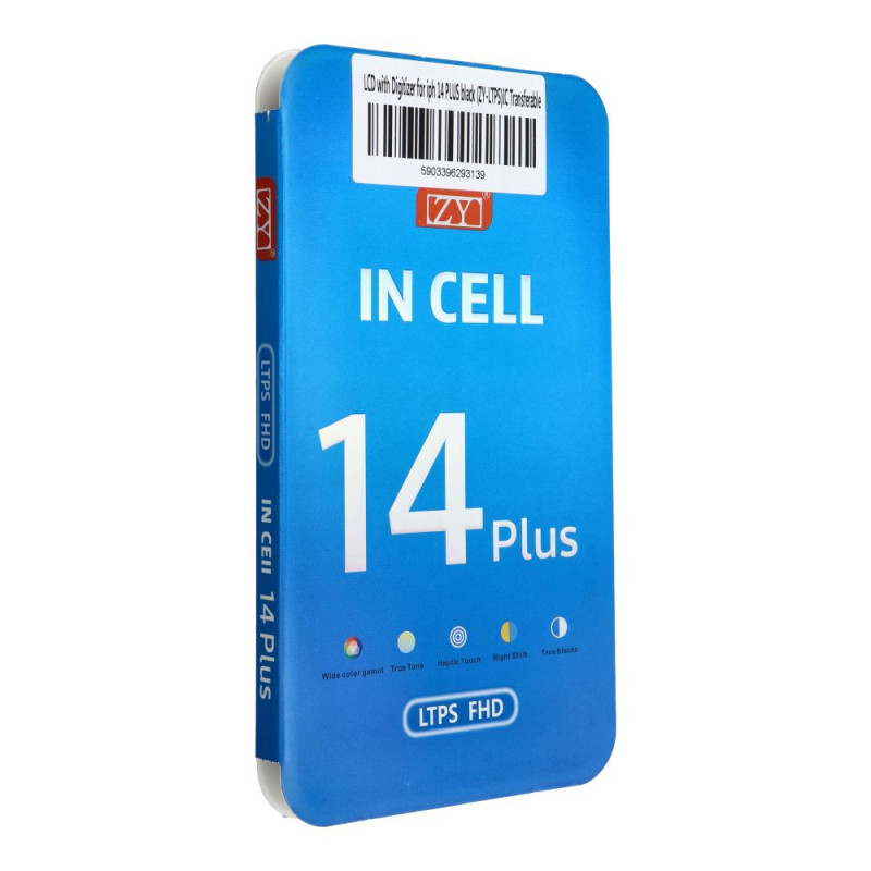 LCD Screen iPhone 14 Plus with digitizer black (ZY-LTPS) IC Transferable LCD Screen iPhone 14 Plus with digitizer black (ZY-LTPS) IC Transferable