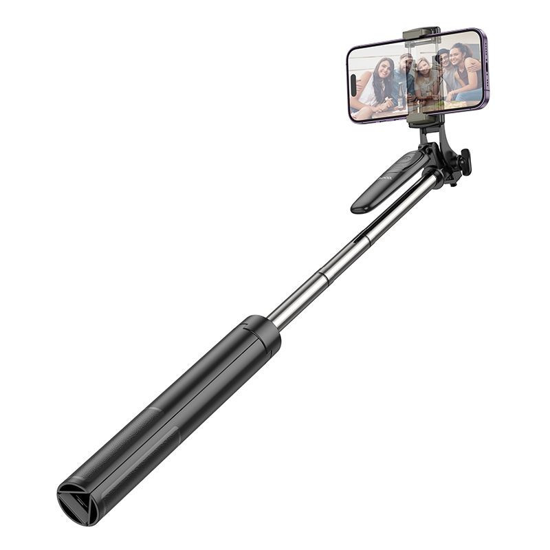 Selfie stick Hoco tripod with wireless remote control K19 black Selfie stick Hoco tripod with wireless remote control K19 black