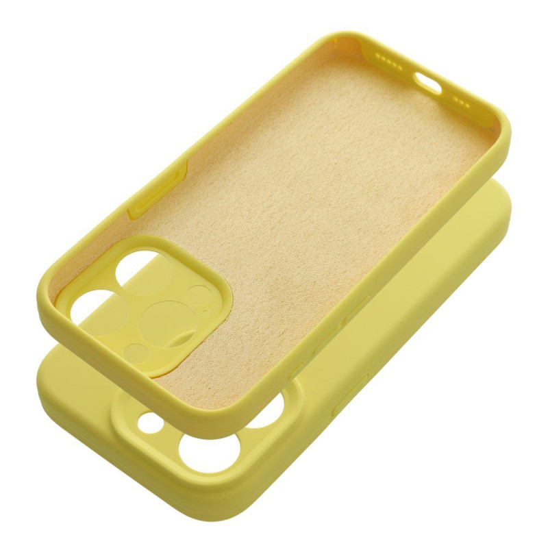 Case for iPhone 16 PRO MAX Silicone 2mm yellow