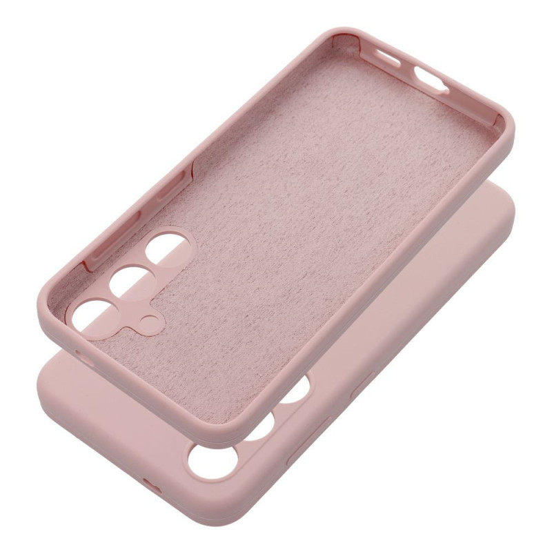 Case for Samsung S24 FE Silicone 2mm powder pink