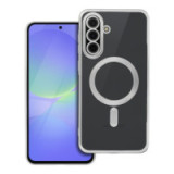 Case for Samsung A36 Electro Mag Cover compatible with MagSafe silver