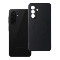 Case for Samsung A26 Silicone Mag Cover compatible with MagSafe black