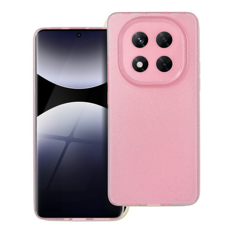 Case for Xiaomi Redmi Note 14 PRO 5G / 14 PRO PLUS 5G Clear Case 2 mm Blink pink