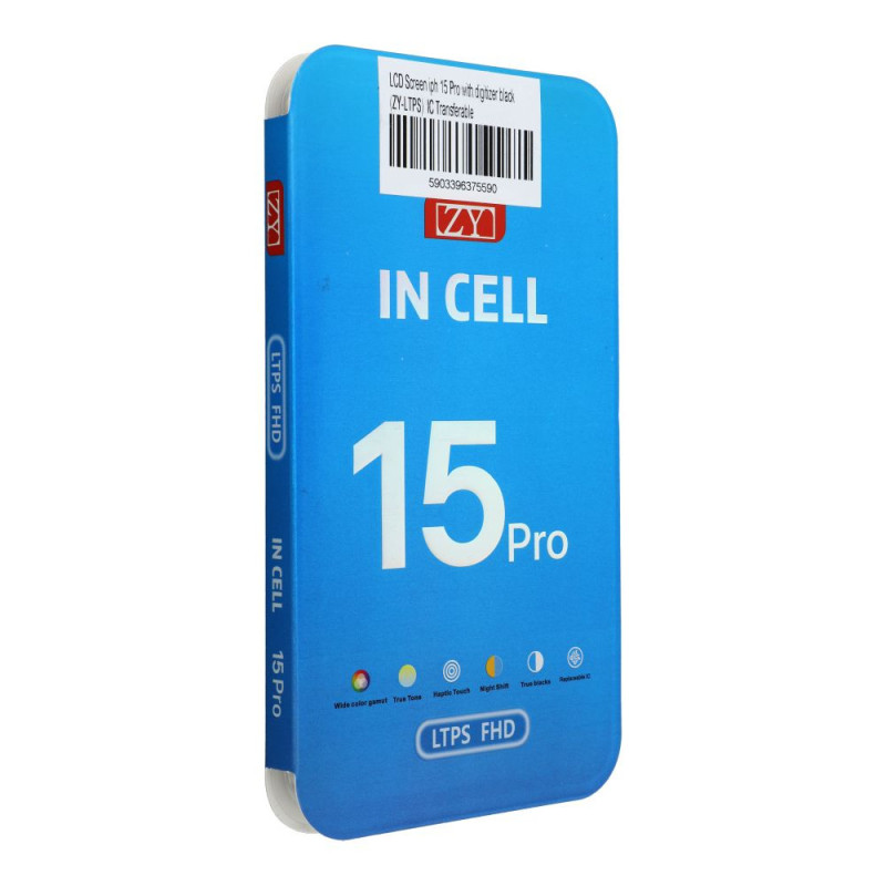 LCD Screen iPhone 15 Pro with digitizer black (ZY-LTPS) IC Transferable