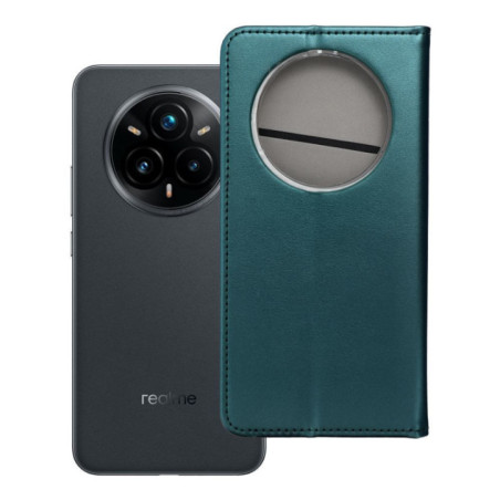 SMART MAGNETO Book case for REALME 14 PRO PLUS dark green