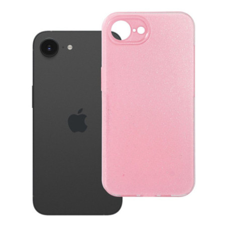 Case for iPhone 16e (SE 4 2025) / 17e Clear Case 2 mm Blink pink