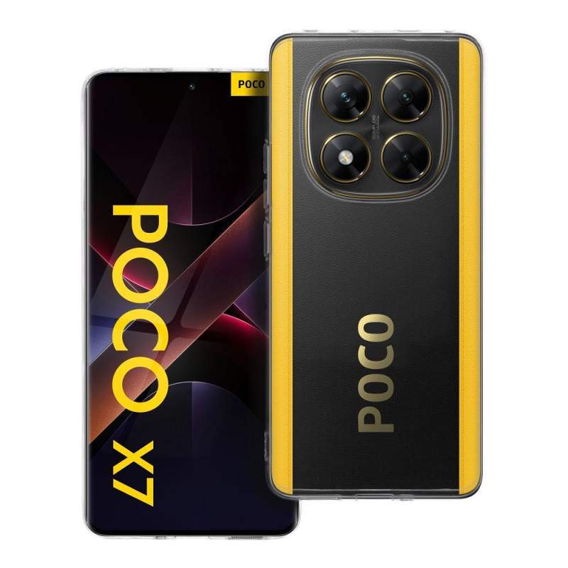 Case for Xiaomi Poco X7 Clear Case 2 mm (camera protection) transparent