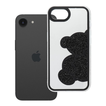 Case for iPhone 16e (SE 4 2025) / 17e Teddy Bear black