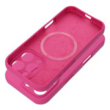 Case for iPhone 15 Silicone 2mm compatible with MagSafe pink