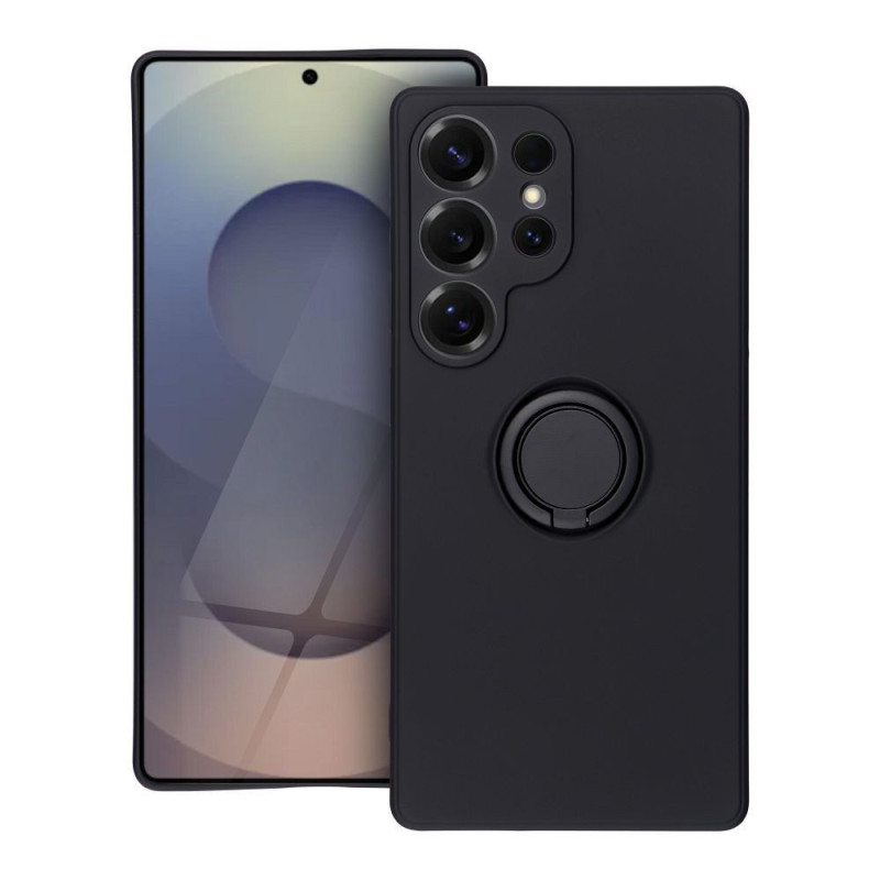 Case for Samsung S25 ULTRA Silicone Ring black