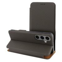 Flip case for Samsung S24 ULTRA Folio Side Magnet compatible with S-PEN brown