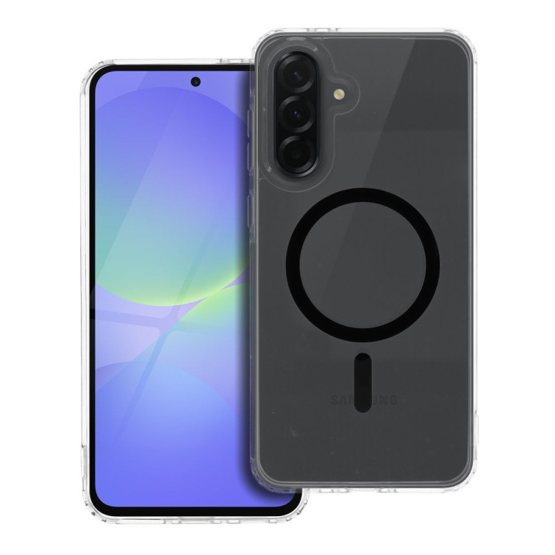 Case for Samsung A36 Drop Glue Colorful Ring Mag Cover compatible with MagSafe black Case for Samsung A36 Drop Glue Colorful Ring Mag Cover compatible with MagSafe black