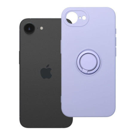 Case for iPhone 16e (SE 4 2025) / 17e Silicone Ring purple