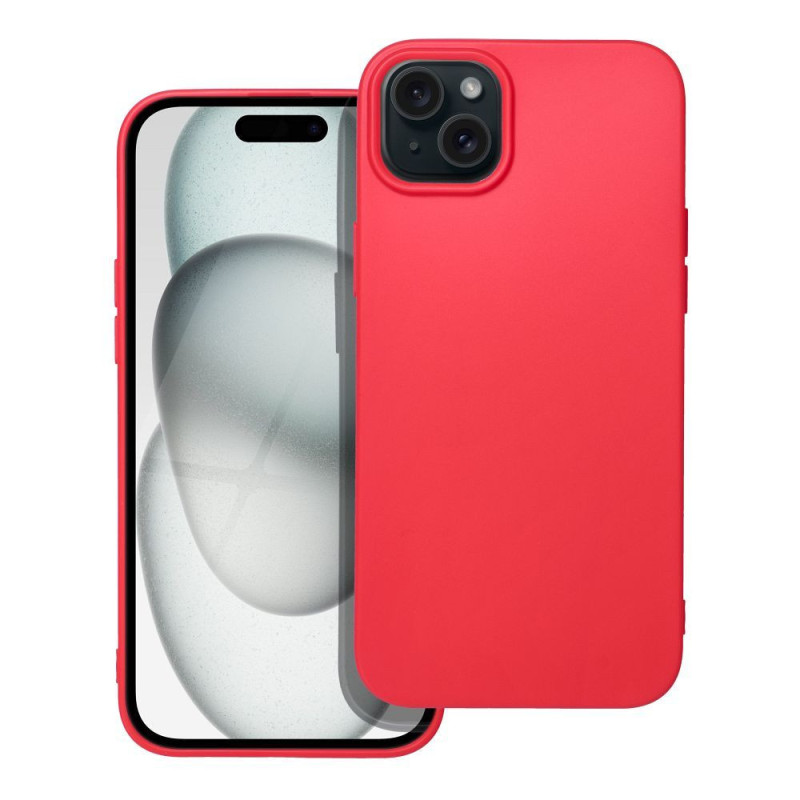 Case for iPhone 15 PLUS Soft red