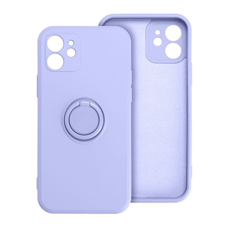 Case for iPhone 16 PLUS Silicone Ring purple