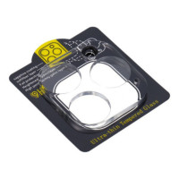 5D Full Glue Camera Tempered Glass - for iPhone 16 Pro Max Transparent