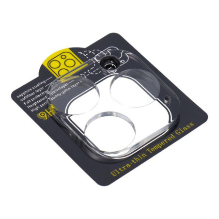 5D Full Glue Camera Tempered Glass - for iPhone 16 Pro Max Transparent