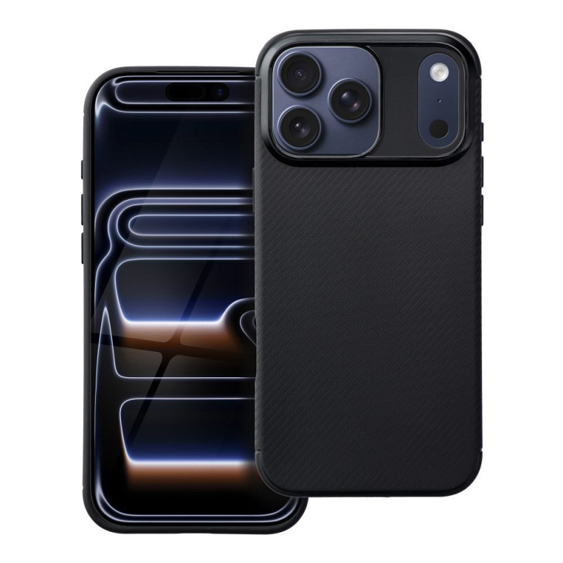 Case for iPhone 17 PRO MAX Carbon Premium black