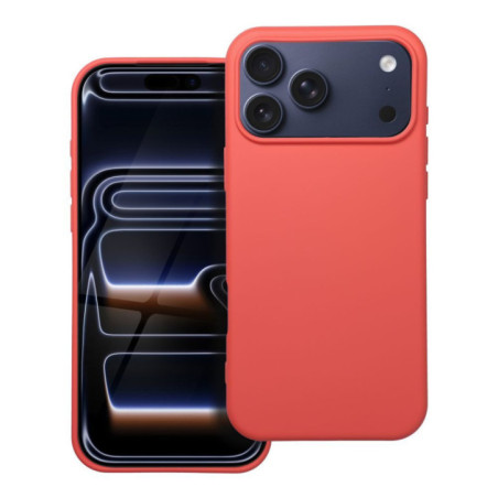 Case for iPhone 17 PRO MAX Silicone peach