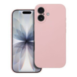 Case for iPhone 17 Silicone 2mm compatible with MagSafe powder pink