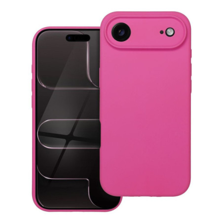Case for iPhone 17 AIR Silicone 2mm compatible with MagSafe pink