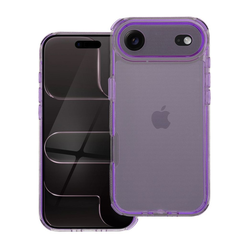 Case for iPhone 17 AIR Matrix Clear light violet