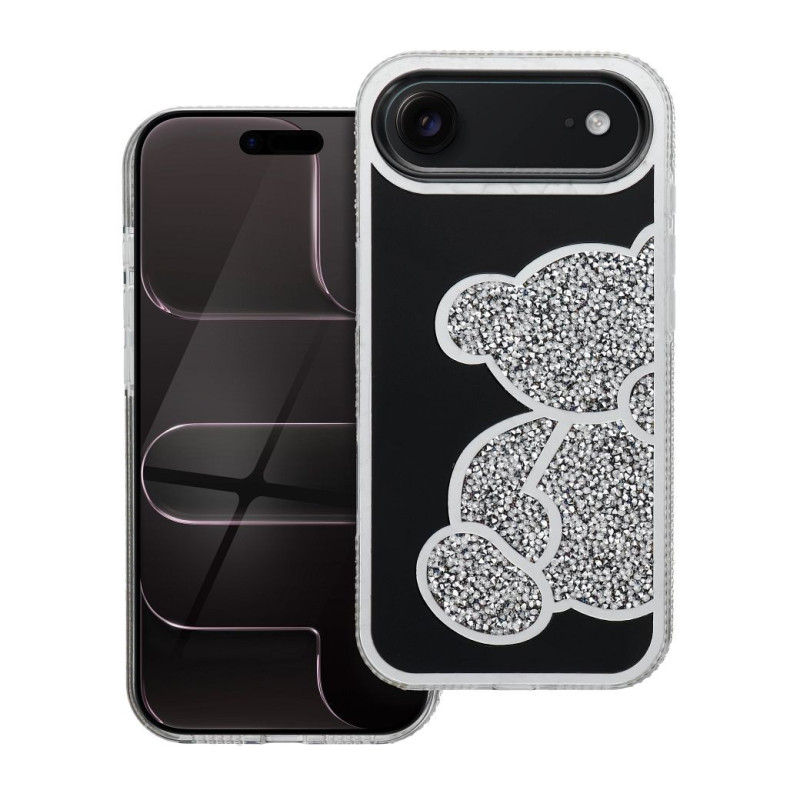 Case for iPhone 17 AIR Teddy Bear silver