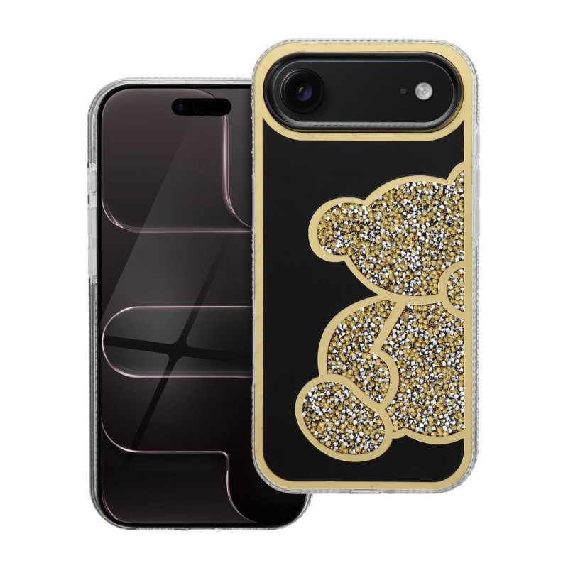 Case for iPhone 17 AIR Teddy Bear gold