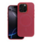 Case for iPhone 16 PRO MAX Frame Mag Cover compatible with MagSafe magenta