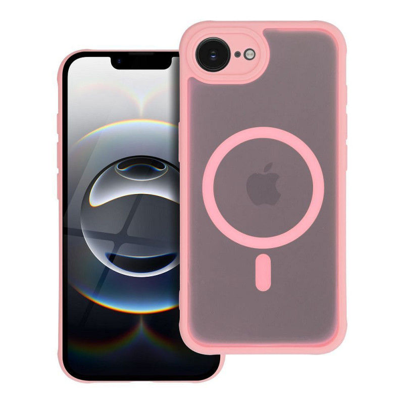 Case for iPhone 16 Full Matte Mag Cover compatible with MagSafe light pink Case for iPhone 16 Full Matte Mag Cover compatible with MagSafe light pink