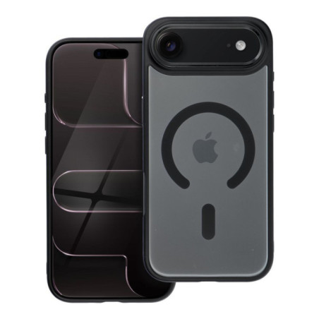 Case for iPhone 17 AIR Matte Mag Cover compatible with MagSafe black