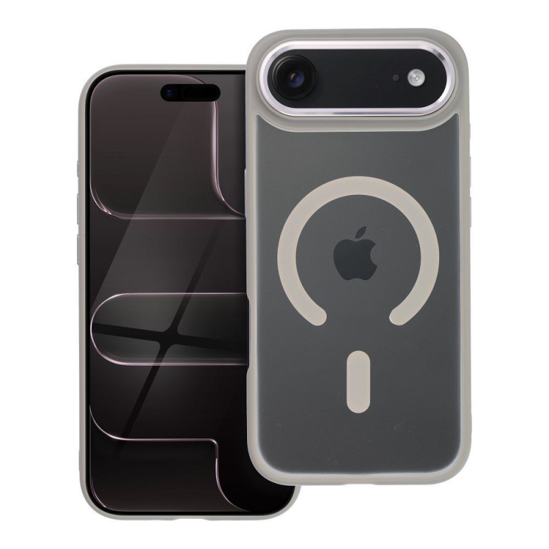 Case for iPhone 17 AIR Matte Mag Cover compatible with MagSafe titanium