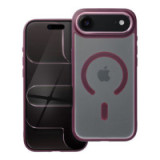 Case for iPhone 17 AIR Matte Mag Cover compatible with MagSafe red