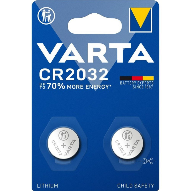 VARTA lithium battery CR2032 (BIOS) 3V 2 pcs VARTA lithium battery CR2032 (BIOS) 3V 2 pcs