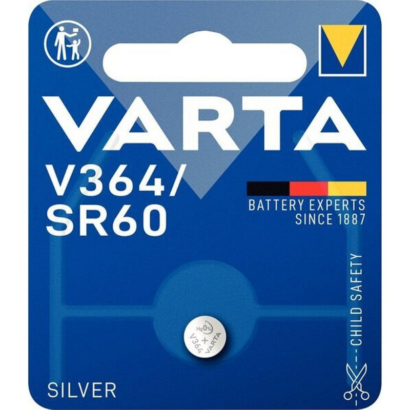 VARTA silver battery V364 (Type SR60) 1 pcs VARTA silver battery V364 (Type SR60) 1 pcs