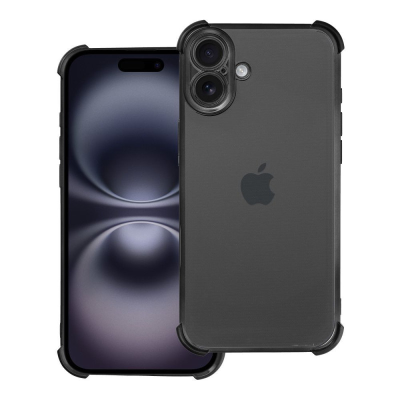 Case for iPhone 16 PLUS Antishock Electro black Case for iPhone 16 PLUS Antishock Electro black