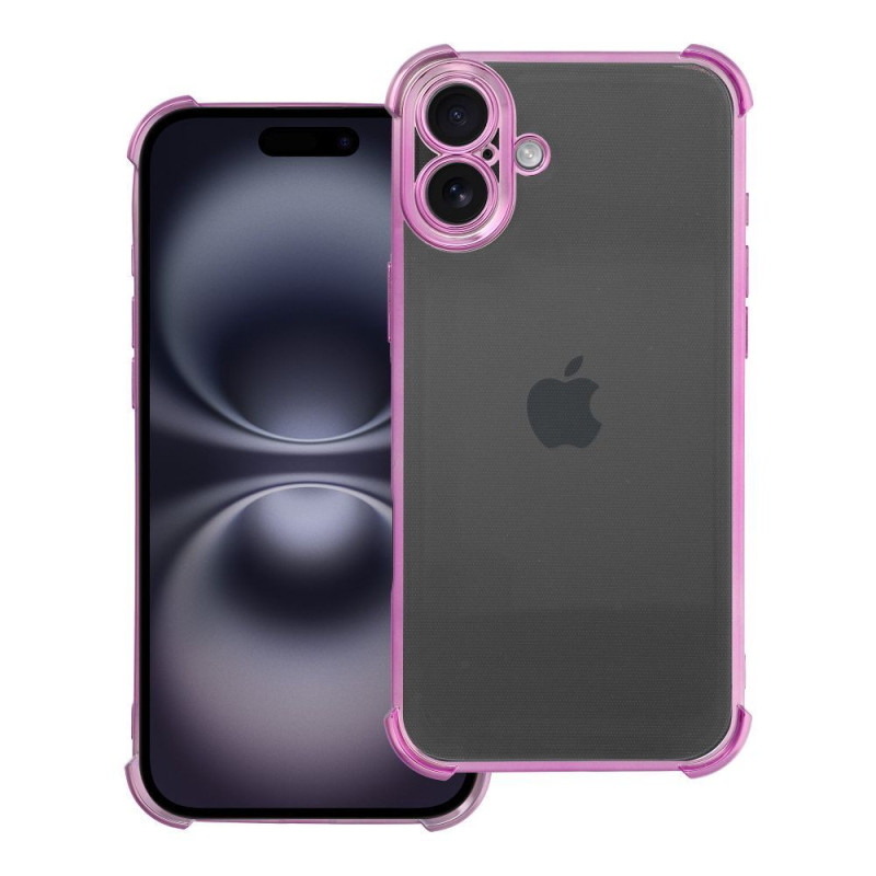 Case for iPhone 16 PLUS Antishock Electro purple