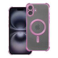 Case for iPhone 16 PLUS Antishock Electrocompatible with MagSafe pink