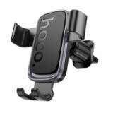 Gravity car phone holder Hoco air vent H80 black and gray