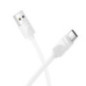 Cable USB A to USB C Hoco 3A 1 m X114 white Cable USB A to USB C Hoco 3A 1 m X114 white
