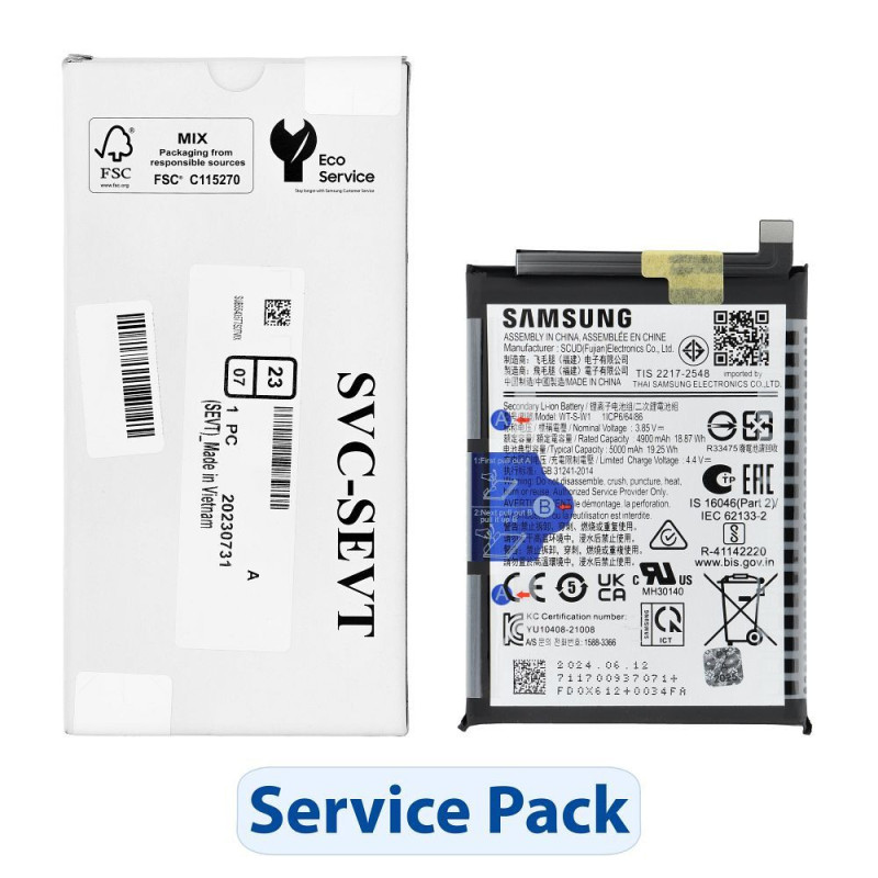ServicePack Battery for SAMSUNG A14 5G A146 GH81-23314A ServicePack Battery for SAMSUNG A14 5G A146 GH81-23314A