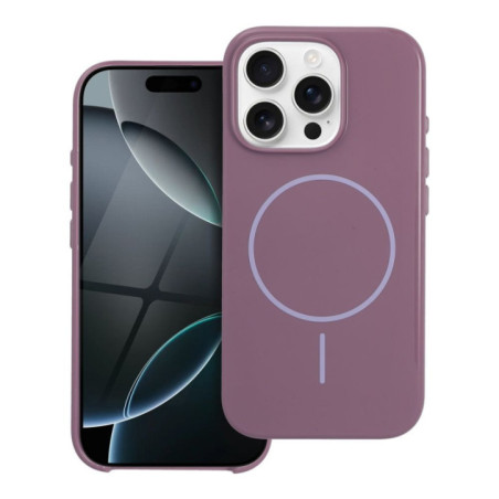 Case for iPhone 17 AIR Glossy Mag Cover compatible with MagSafe purple