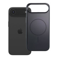 Case for iPhone 17 AIR Premium Glossy Mag Cover compatible with MagSafe and Camera Control button black