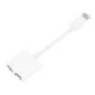 Adaptor AUX 2in1 Type C (male) to Type C (female) / Type C (female) BOX white [DAC]
