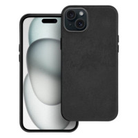 Case for iPhone 15 PLUS Woven Mag Cover compatible with MagSafe black